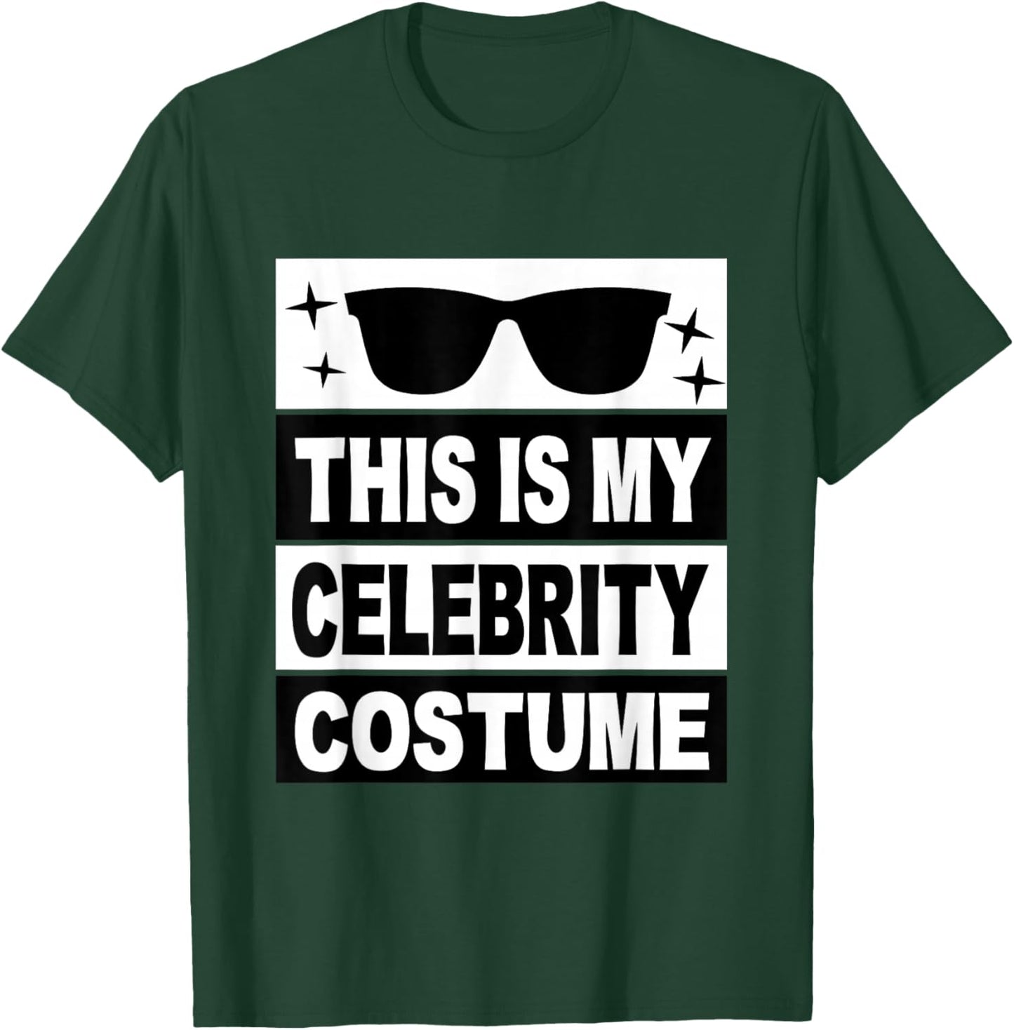 This is My Celebrity Costume Men Kids Women Ideas Girls Man T-Shirt - T-Shirt | Forest