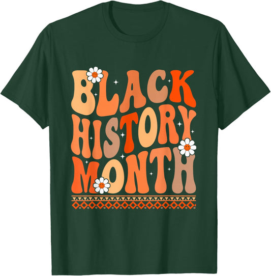 I Am Black History Gift Black Pride African American Month T-Shirt - T-Shirt | Forest
