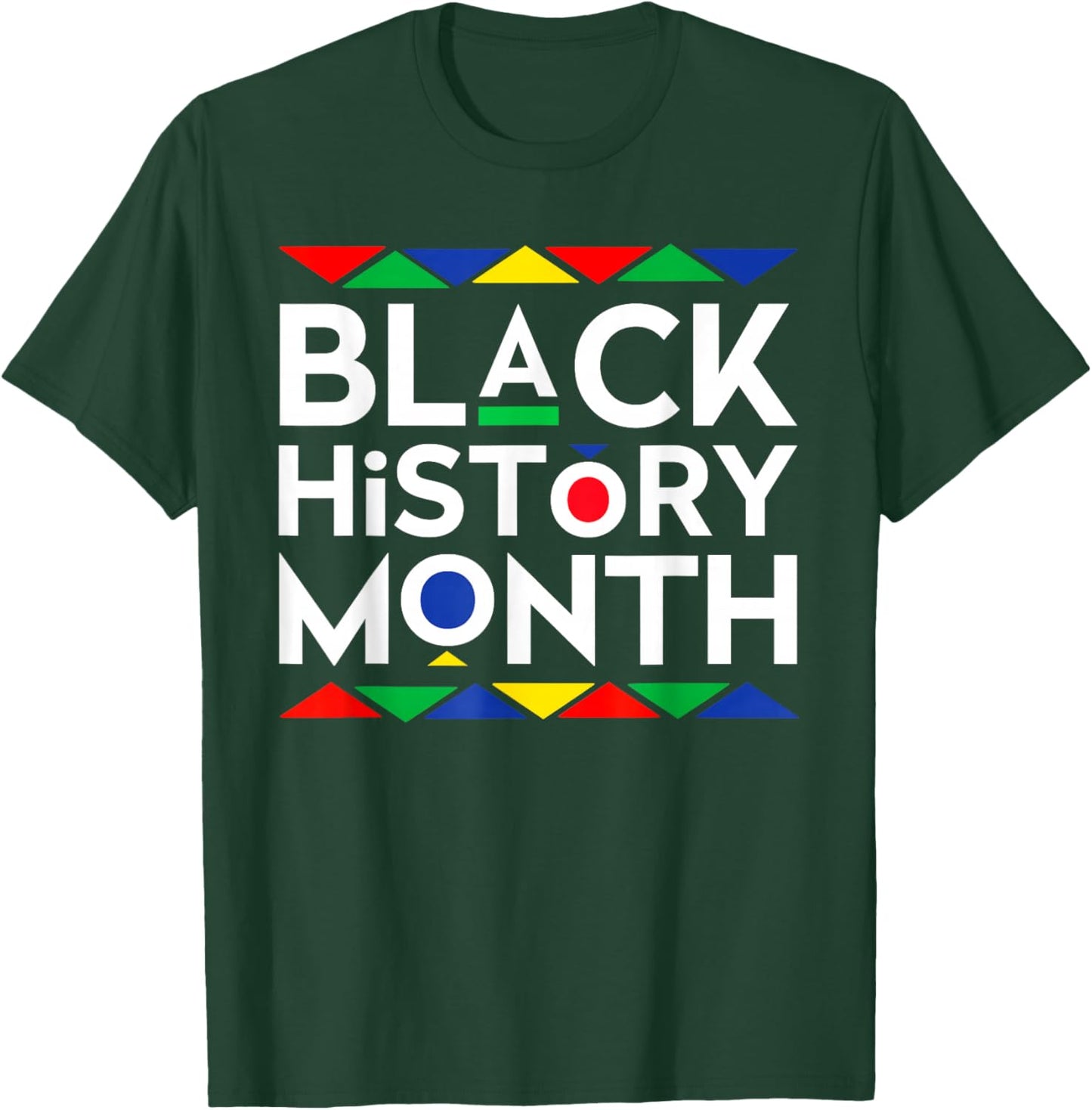 Black History Month Black Pride African Melanin Queen King T-Shirt - T-Shirt | Forest