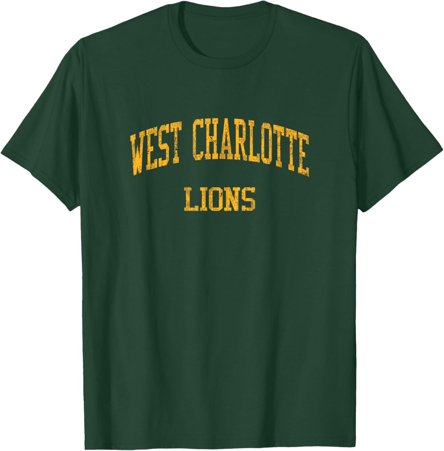 West Charlotte High School HS Charlotte NC Vintage Sports T-Shirt - T-Shirt | Forest