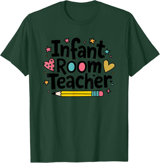 Daycare Provider Toddler Teaching, Infant Room Teacher T-Shirt - T-Shirt | Forest
