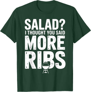 Hilarious Barbeque BBQ Pitmaster Grill Ribs T-Shirt - T-Shirt | Forest