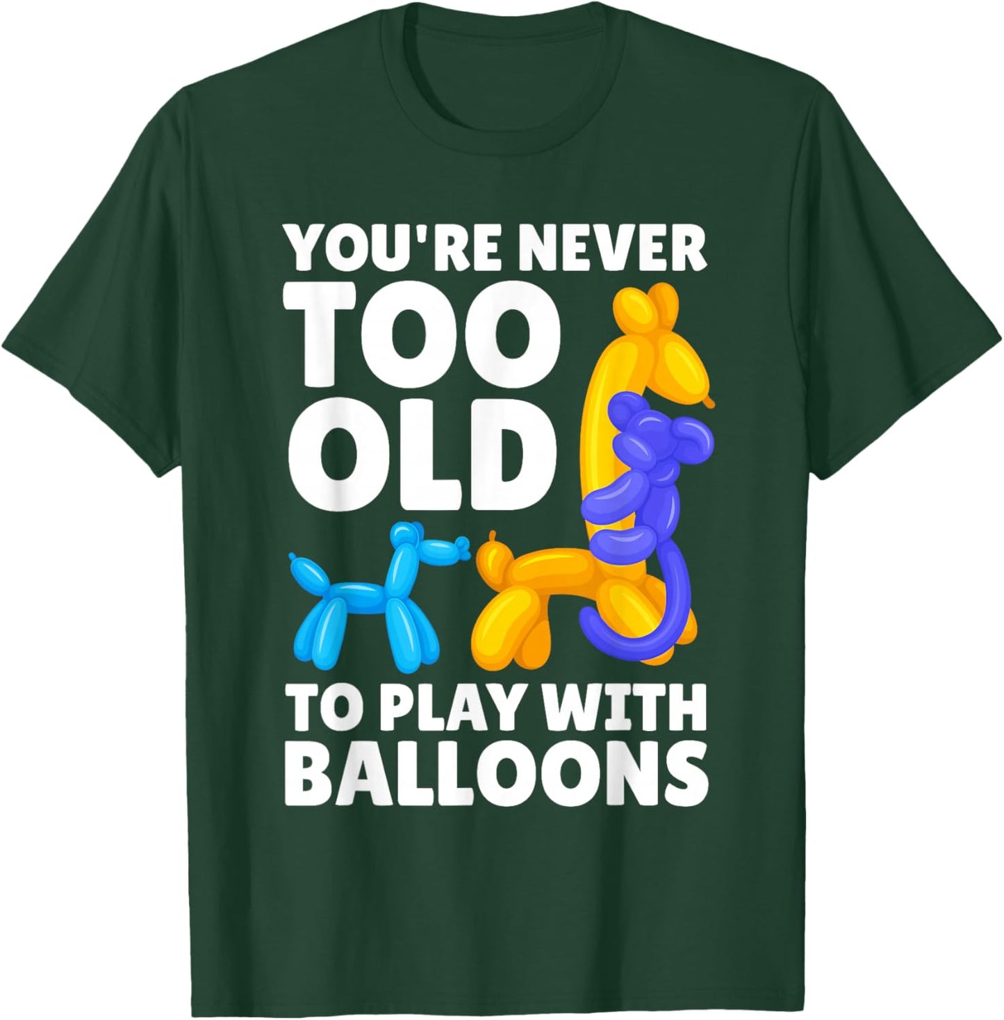 Cool Balloon Artist Art Women Kids Balloon Twisting T-Shirt - T-Shirt | Forest