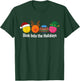 Christmas Pickleball Santa Reindeer Elf Ugly Xmas Sweater T-Shirt - T-Shirt | Forest