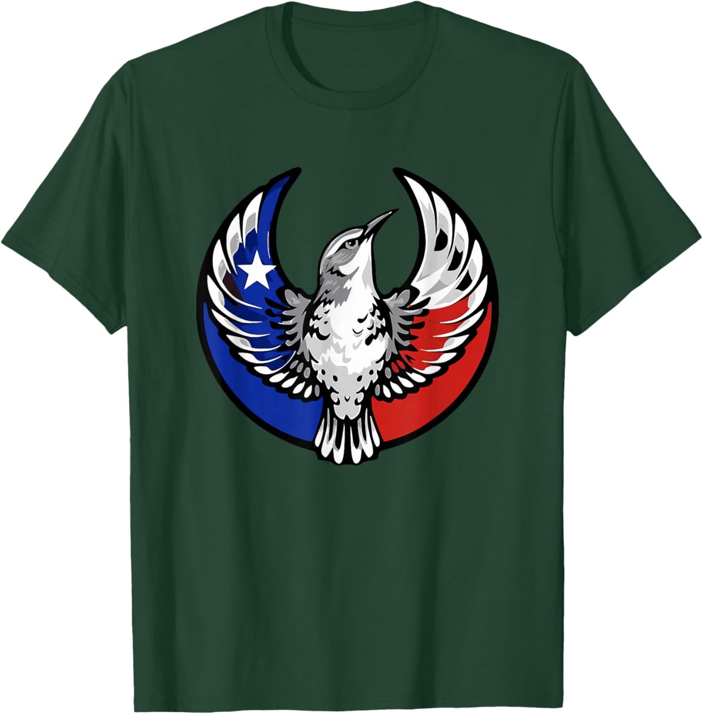 TX Rebel Bird Alliance No Kings T-Shirt - T-Shirt | Forest