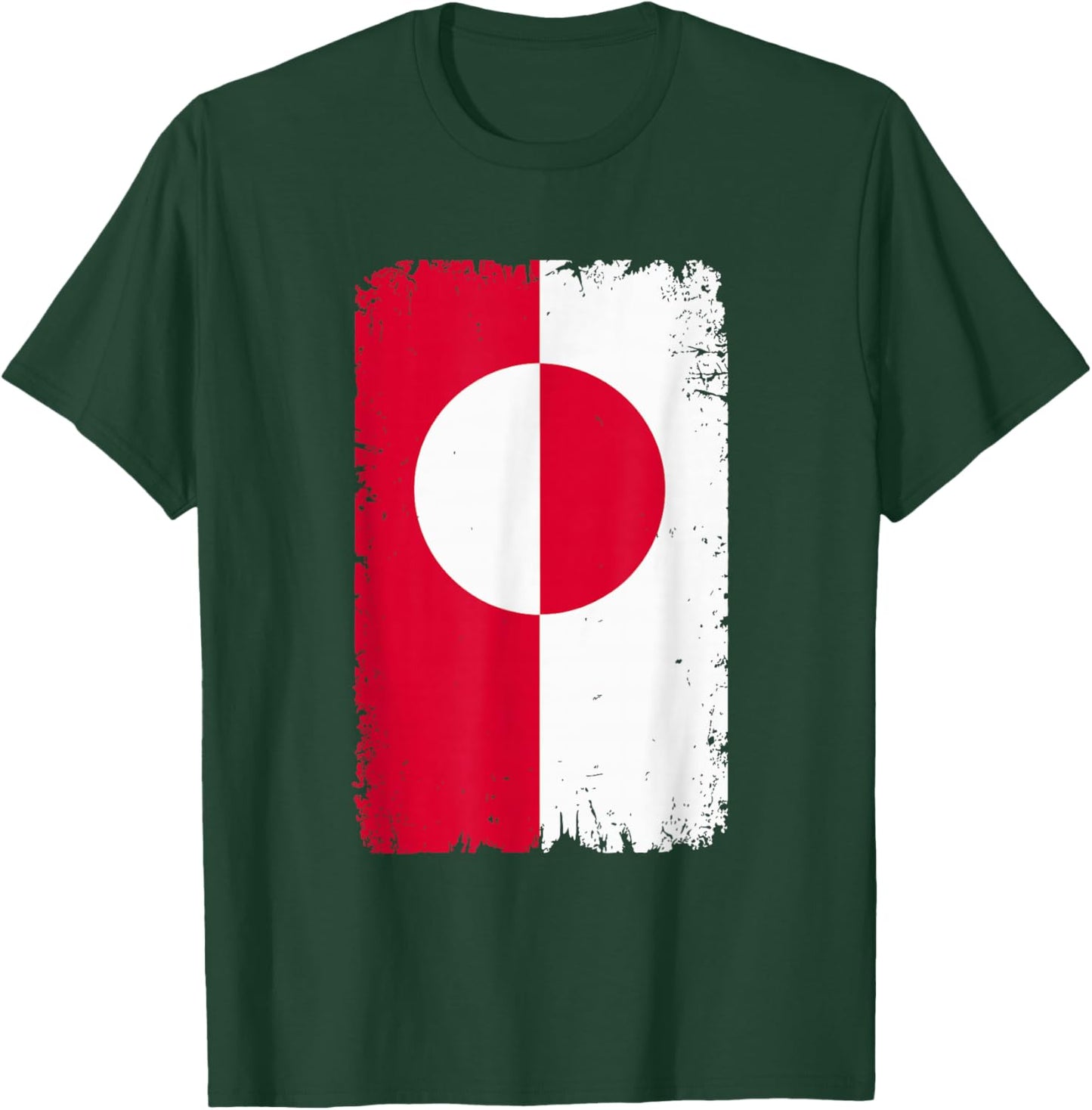 Greenland Country Men Kids Women Kalaallit Flag Greenlanders T-Shirt - T-Shirt | Forest