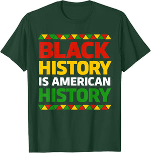 Black History is American History African Attire Women Kids T-Shirt - T-Shirt | Forest