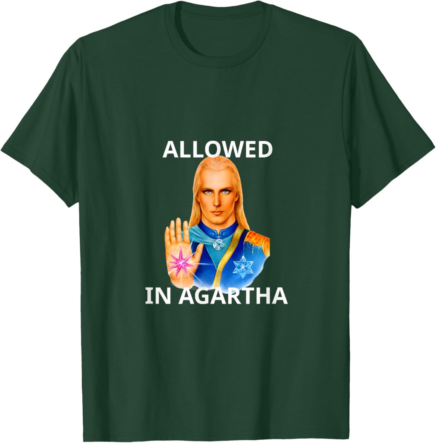 Agartha Ashtar | Meme T-Shirt - T-Shirt | Forest
