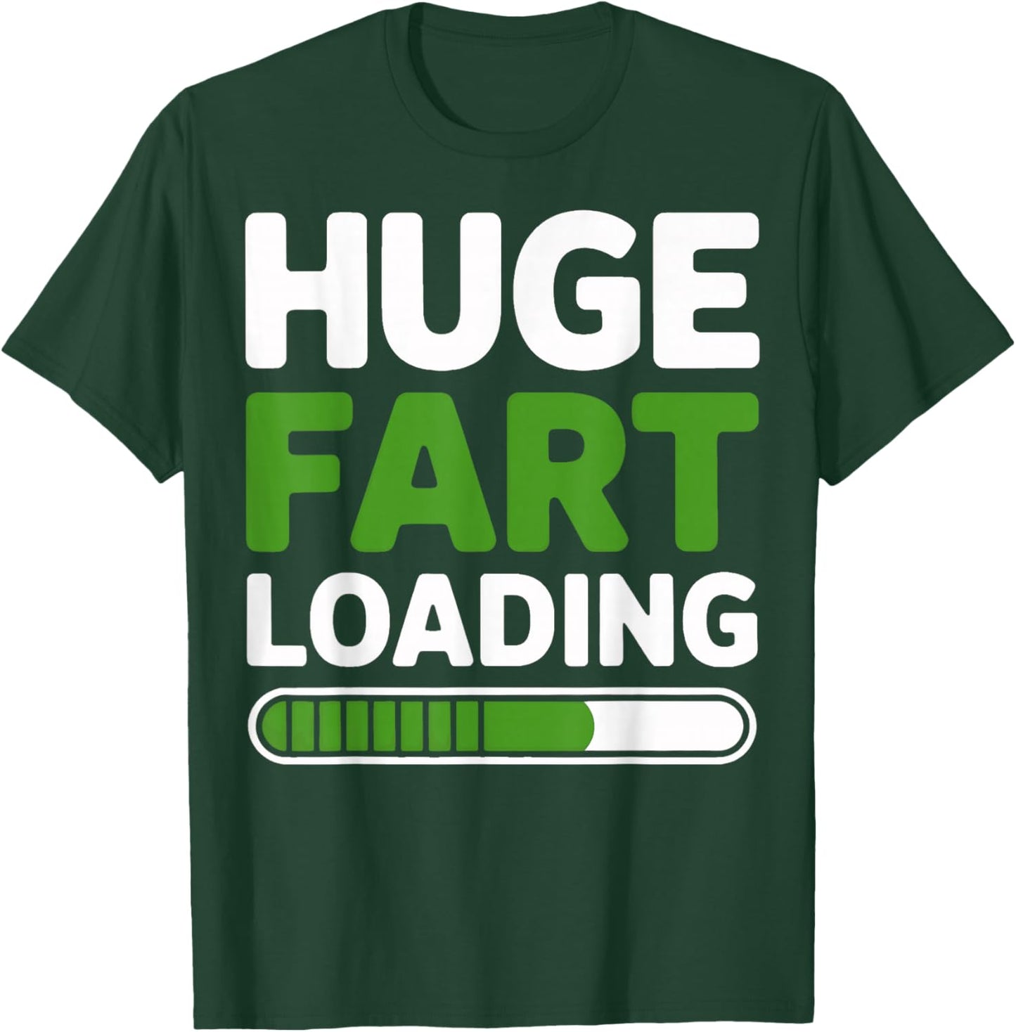 Massive Fart Loading Video Game Comedy Style T-Shirt - T-Shirt | Forest