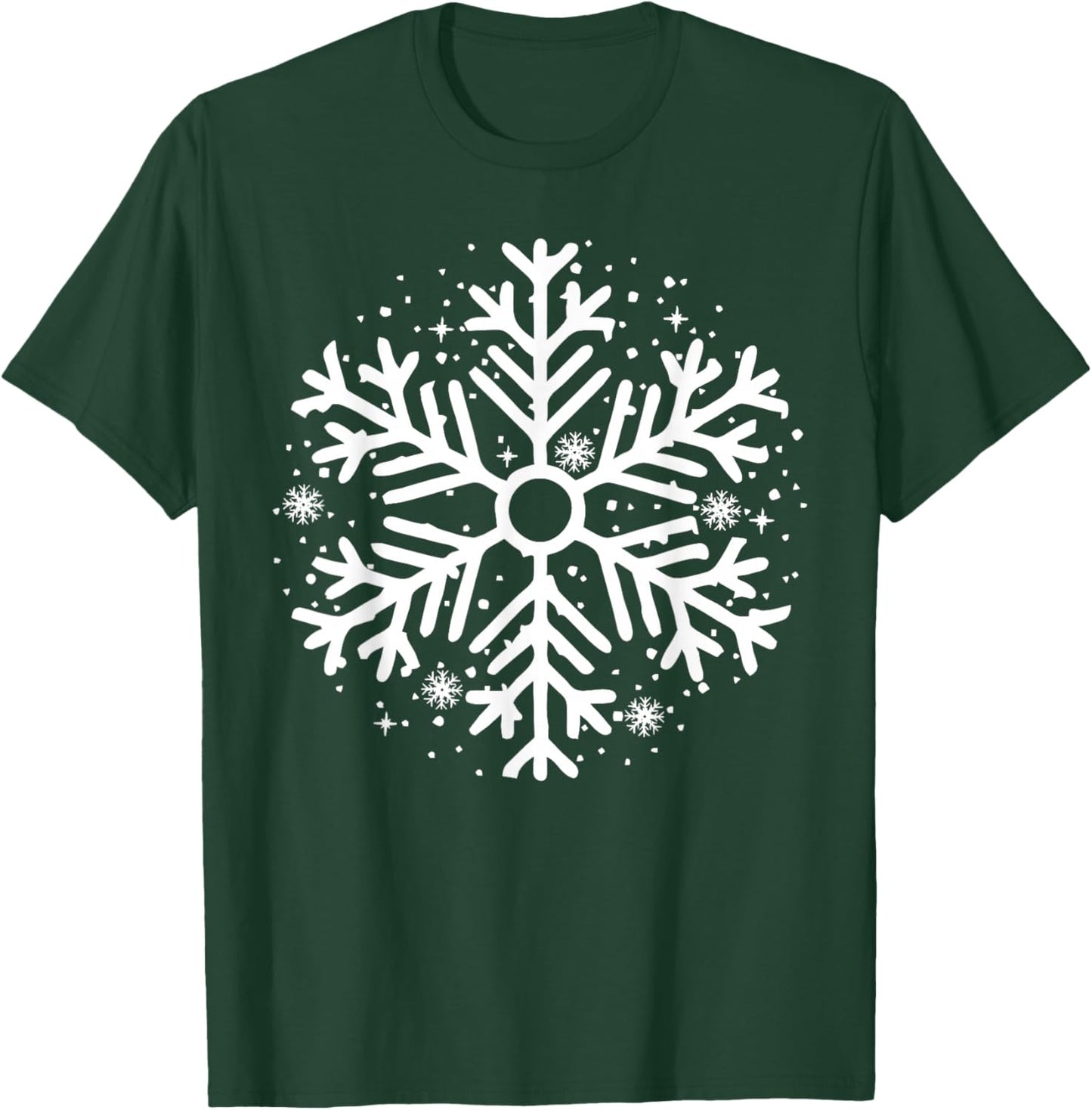 Winter Christmas Snowflake Matching Family Couples Style T-Shirt - T-Shirt | Forest