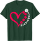 Pickleball Valentine - Heart Pickleball Lovers T-Shirt - T-Shirt | Forest