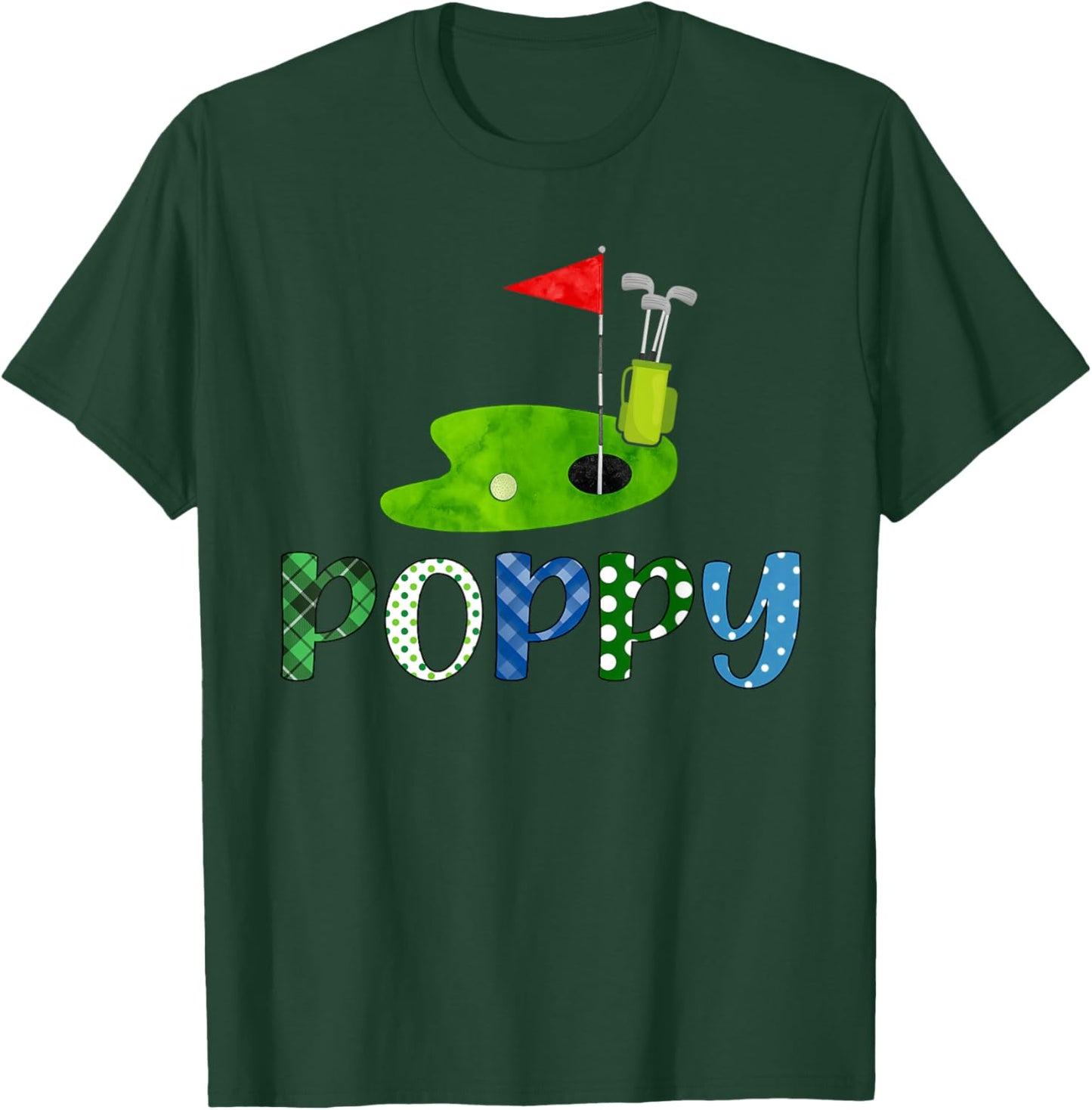 Poppy Golf Sport Matching Family Golf Lover T-Shirt - T-Shirt | Forest