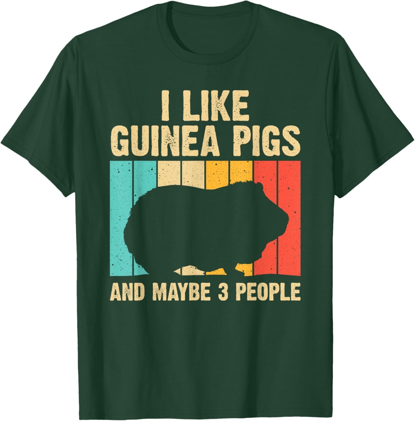 Funny Guinea Pig Art Women Kids Guinea Pig Lovers T-Shirt - T-Shirt | Forest
