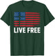 Live Free T-Shirt - T-Shirt | Forest