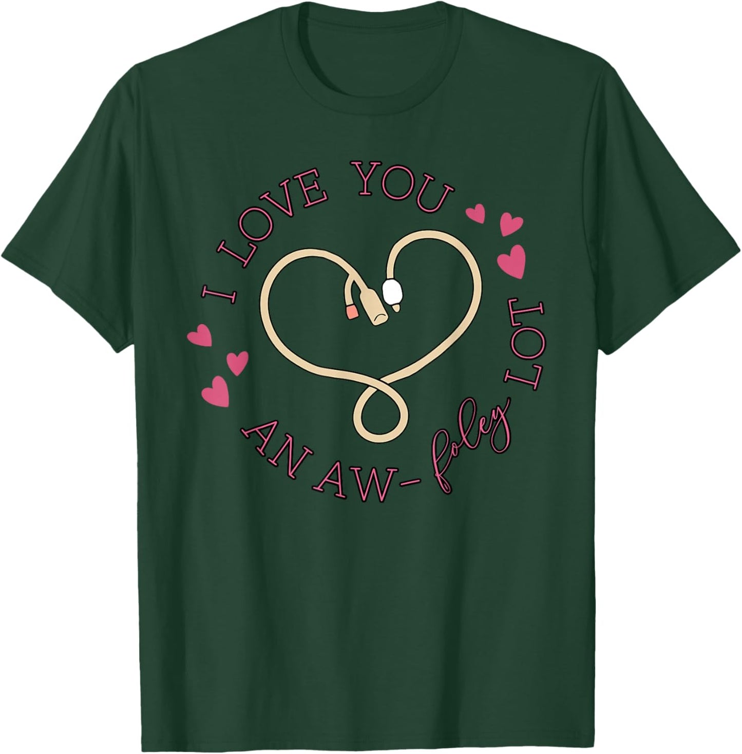 Urology Valentine Day Urologist Nurse Kidney Squad Med Surg T-Shirt - T-Shirt | Forest