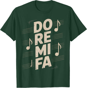 Do Re Mi FA Music Notes Musician Musical Lover T-Shirt - T-Shirt | Forest