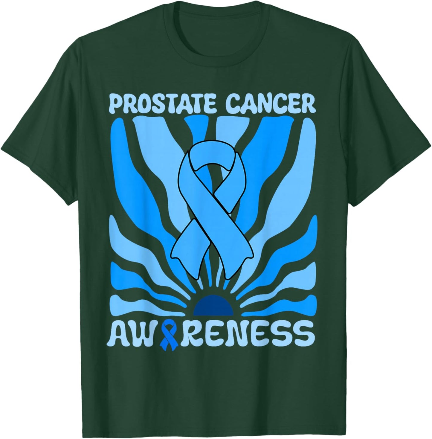 Prostate Cancer Awarness Support T-Shirt - T-Shirt | Forest