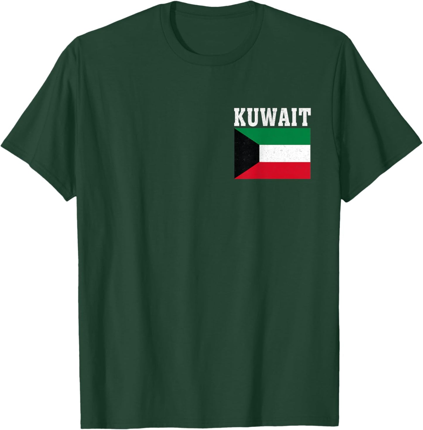 Kuwait Flag Patriotic National Roots Souvenir T-Shirt - T-Shirt | Forest