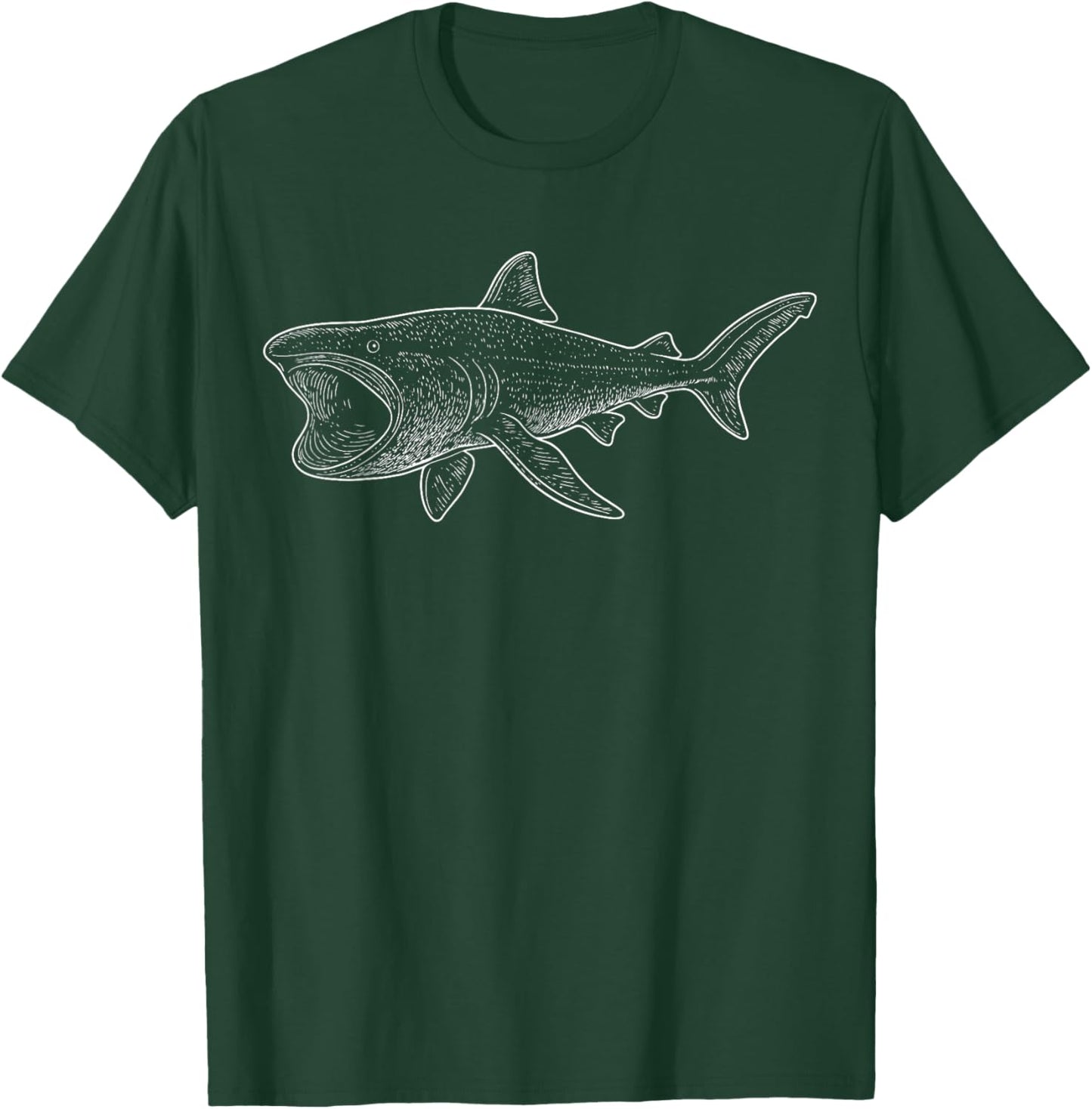 Megamouth Shark Illustration T-Shirt - T-Shirt | Forest