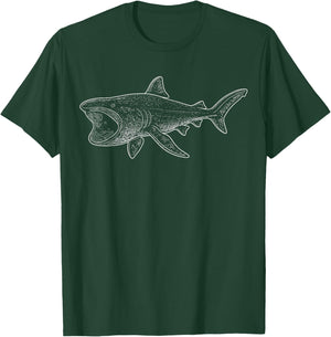 Megamouth Shark Illustration T-Shirt - T-Shirt | Forest