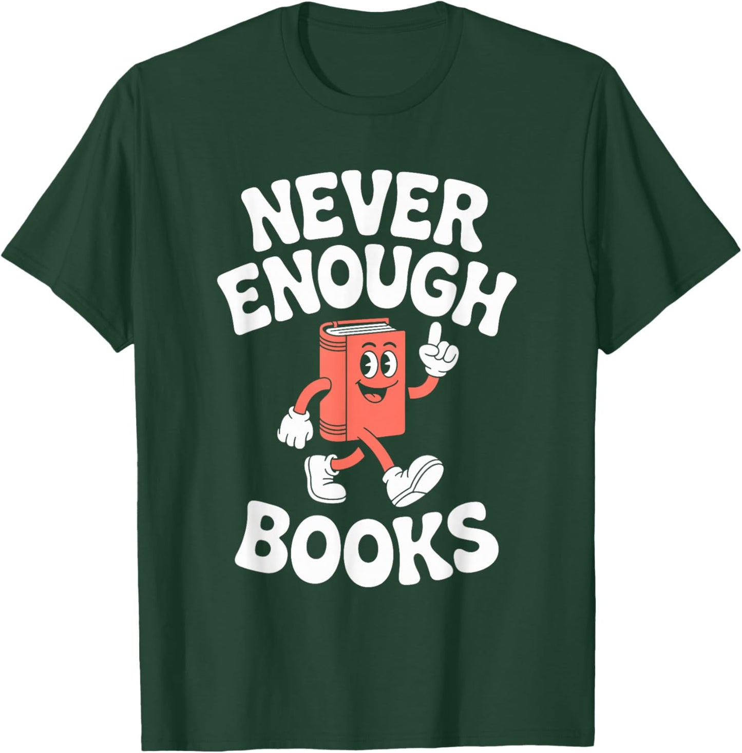 Funny Books or Book Reading Retro T-Shirt - T-Shirt | Forest
