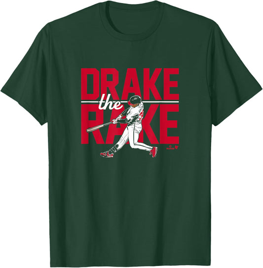 Drake Baldwin - The Rake - Atlanta Baseball T-Shirt - T-Shirt | Forest