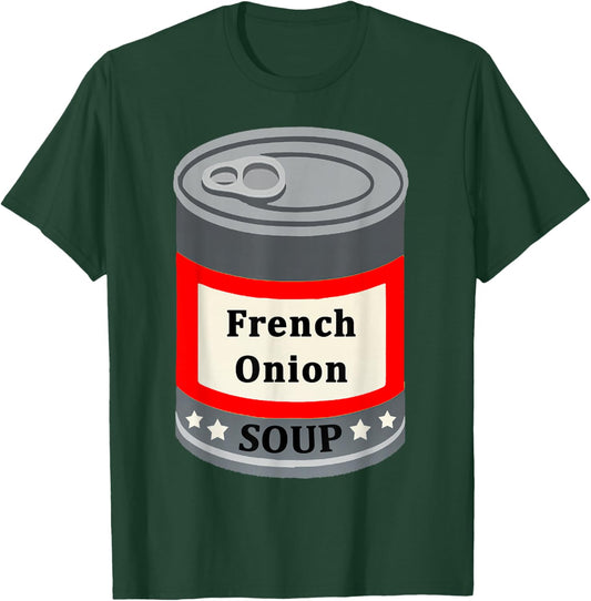 French Onion Canned Soup Easy Lazy Funny Halloween Costume T-Shirt - T-Shirt | Forest
