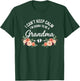I Can't Keep Calm I'm Going to Be A Grandma Pregnancy Reveal T-Shirt - T-Shirt | Forest
