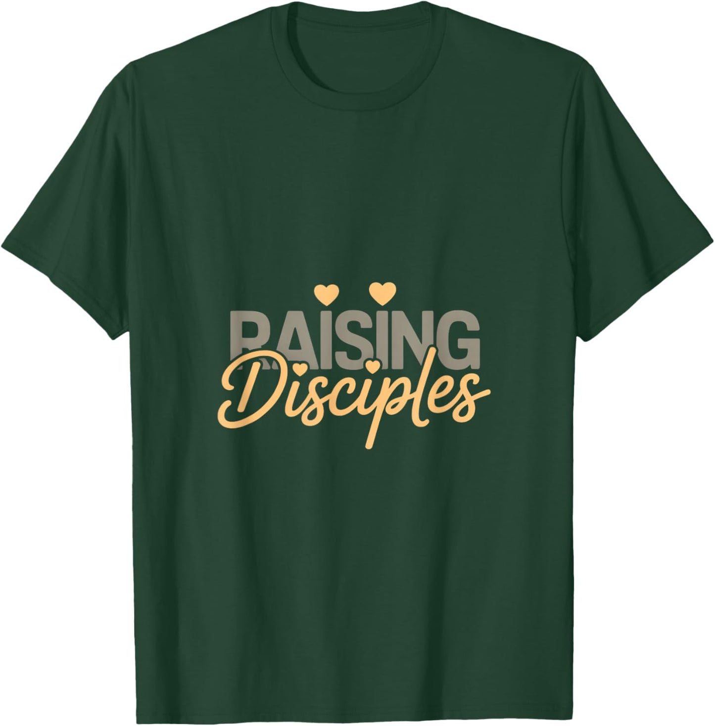 Christian Raising Disciples Family Faith Parenting T-Shirt - T-Shirt | Forest