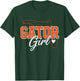 Gator Girl Florida Map Heart Gators Pride College Souvenir T-Shirt - T-Shirt | Forest
