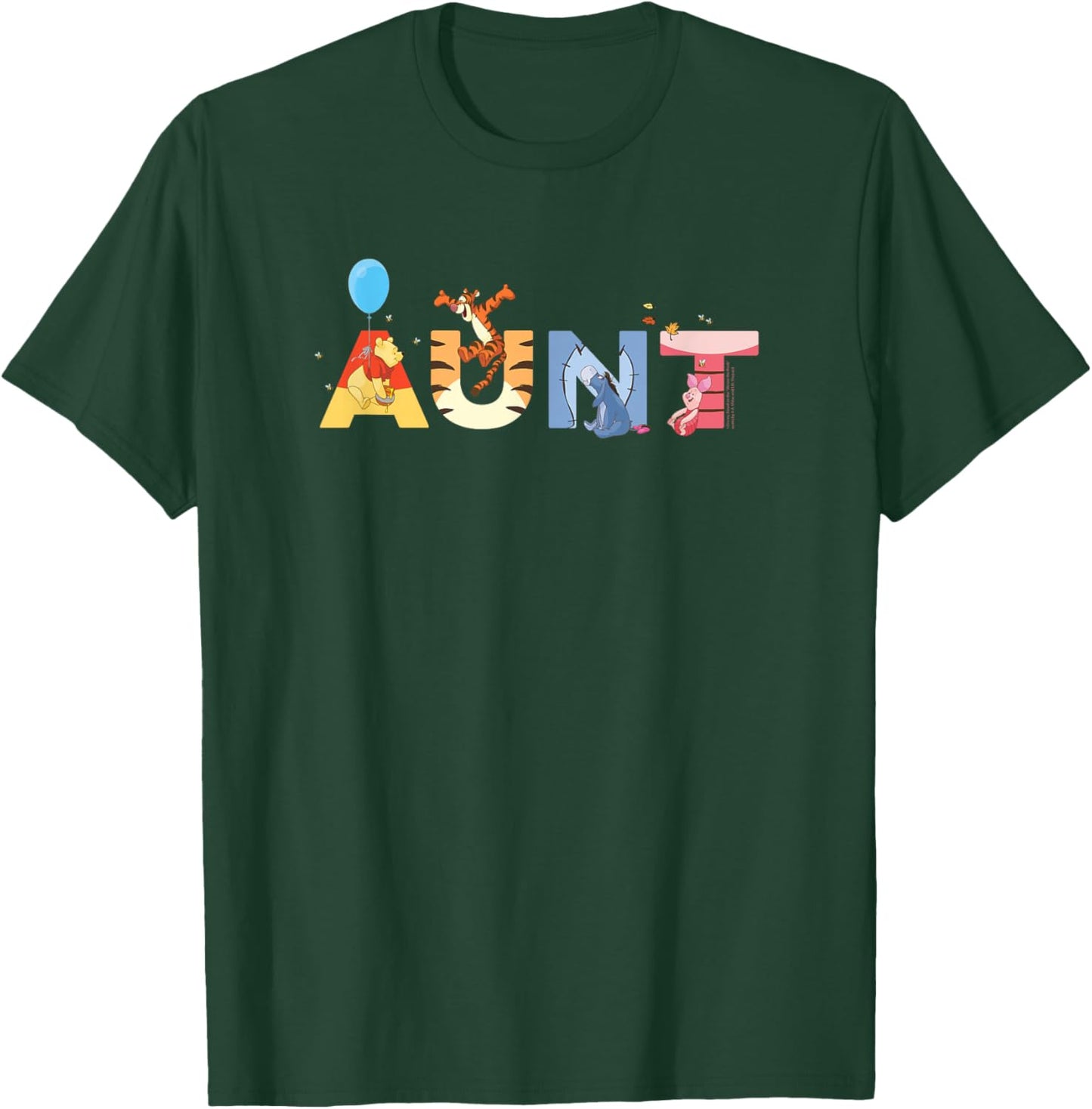 Disney Winnie The Pooh & Friends Aunt Family Disney Trip T-Shirt - T-Shirt | Forest