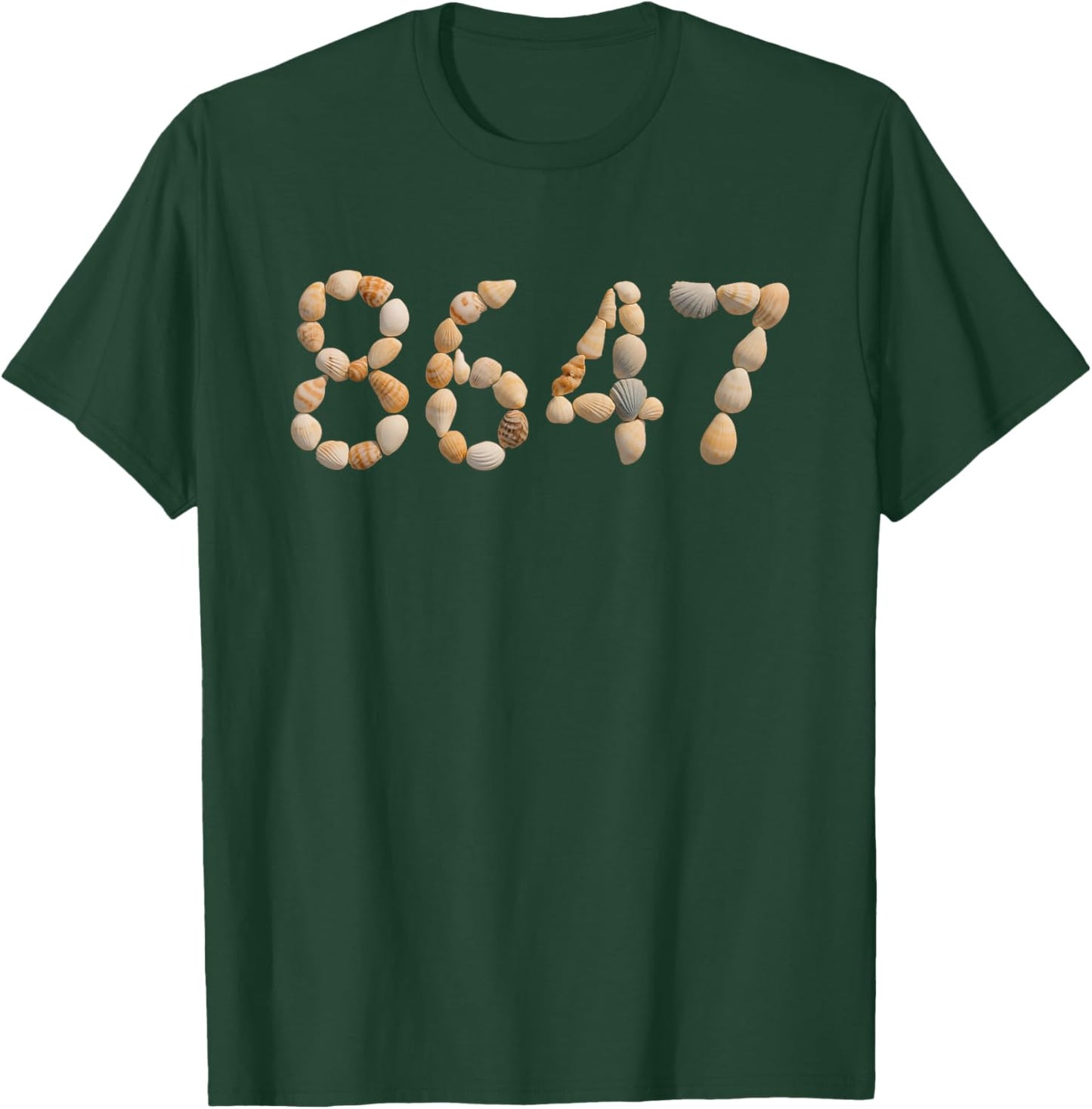 86 47 8647 Shirt 86 47 Seashells Sea Shells Summer Beach T-Shirt - T-Shirt | Forest