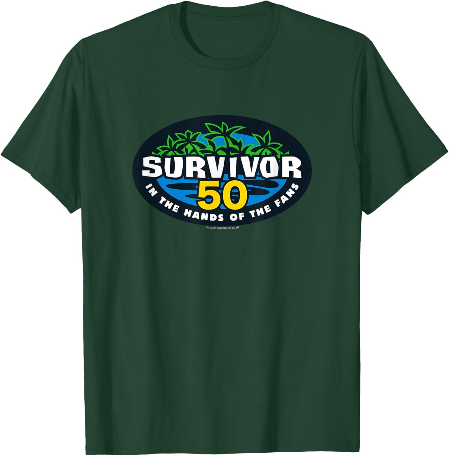 Survivor Season 50 Logo Officially Licensed T-Shirt - T-Shirt | Forest