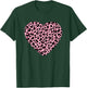 Leopard Cheetah Print Heart Pink Love Cute Girls & T-Shirt - T-Shirt | Forest