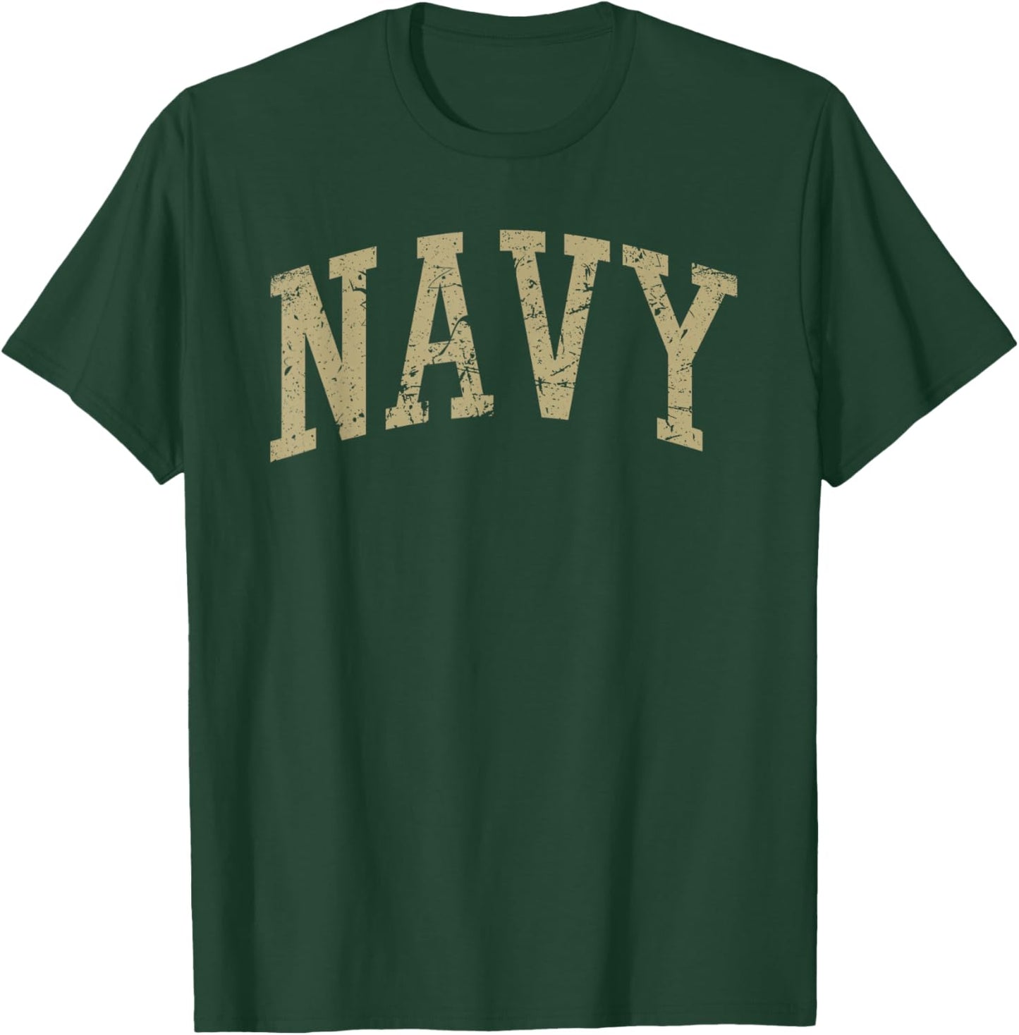 Navy - Throwback Design - Vintage Worn Classic T-Shirt - T-Shirt | Forest