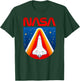 NASA Worm Logo Space Shuttle Program Launch Astronaut Moon T-Shirt - T-Shirt | Forest