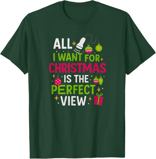 Funny Sonographer Christmas - Holiday Ultrasound Tech T-Shirt - T-Shirt | Forest