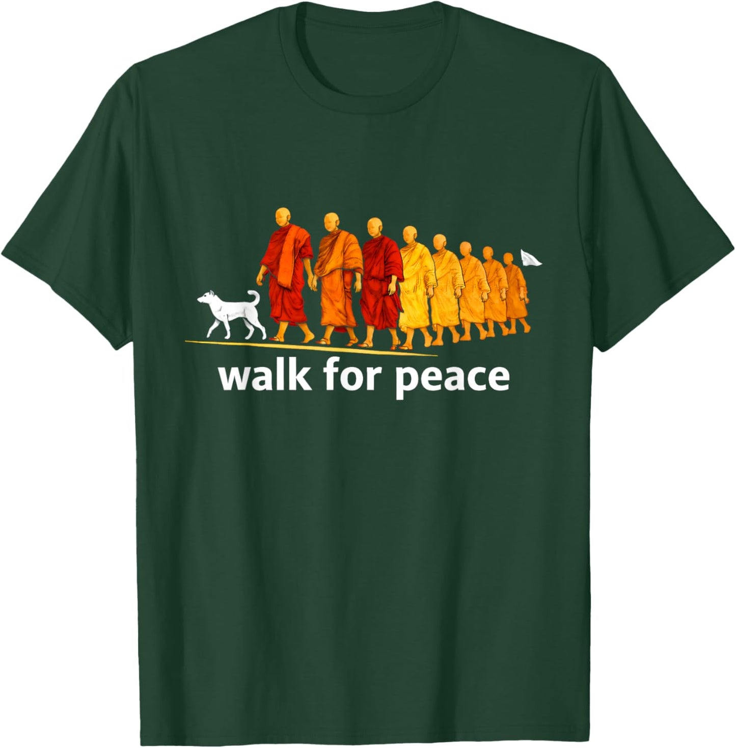 Retro Walk for Peace T-Shirt - T-Shirt | Forest