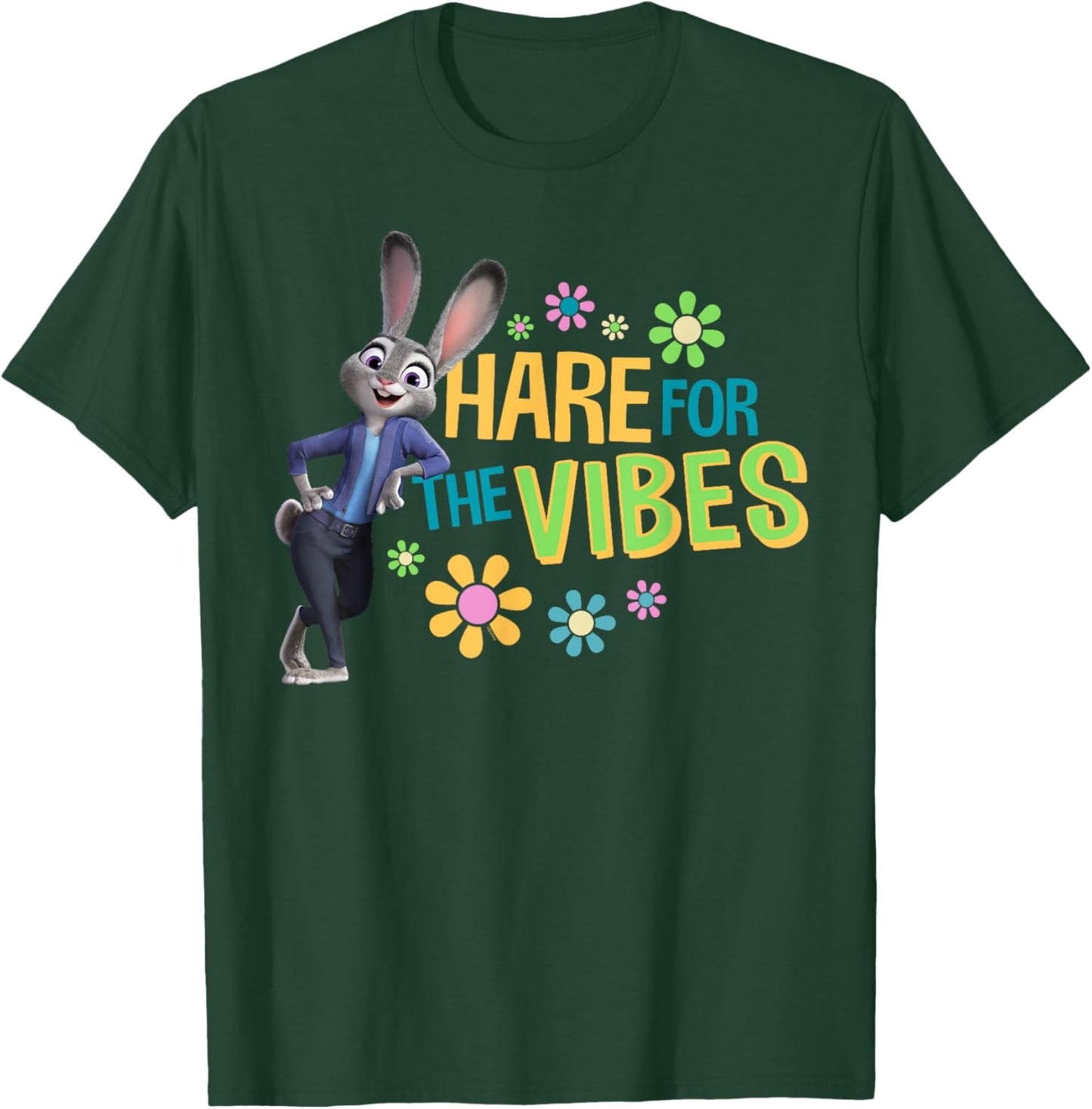 Disney Zootopia 2 Judy Hopps Hare for The Vibes Funny T-Shirt - T-Shirt | Forest