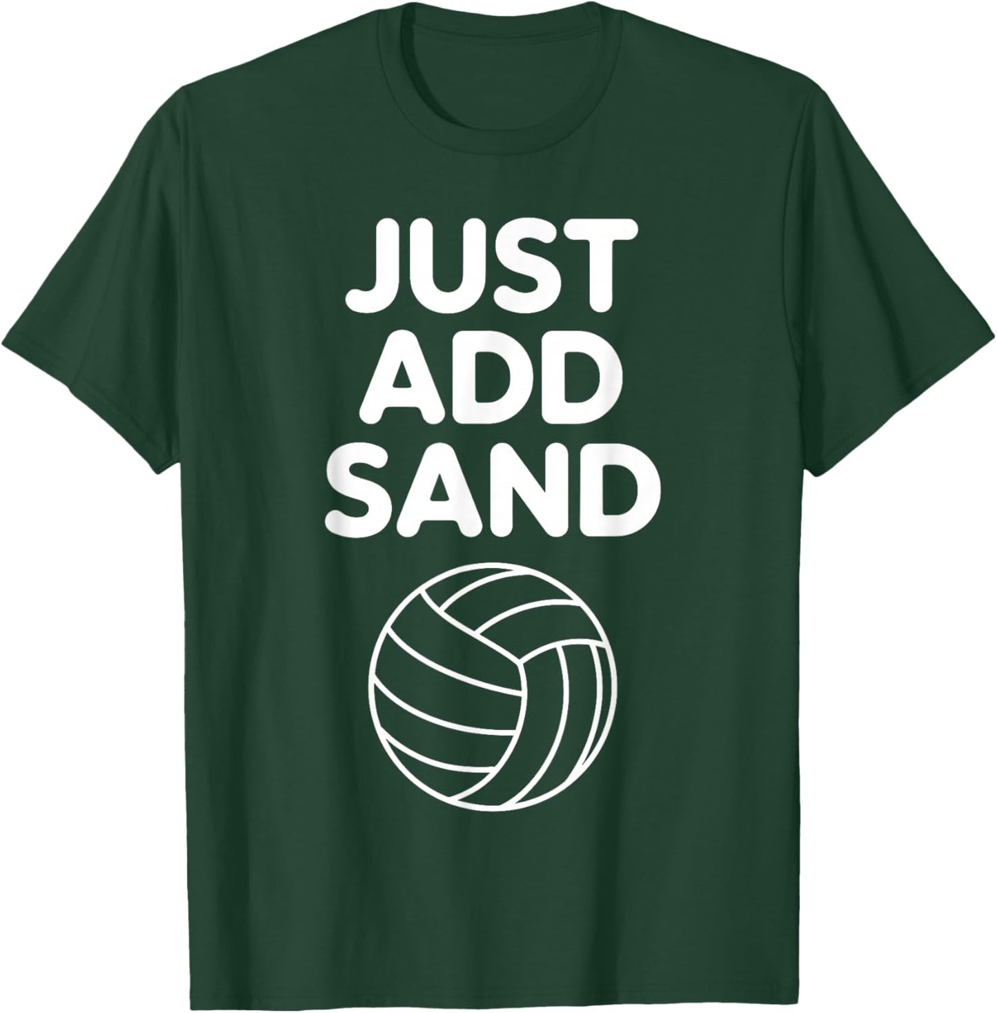 Funny Beach Volleyball Design Women Sand Volleyball T-Shirt - T-Shirt | Forest