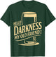 Hello Darkness My Old Friend Irish Shamrock Beer Day T-Shirt - T-Shirt | Forest
