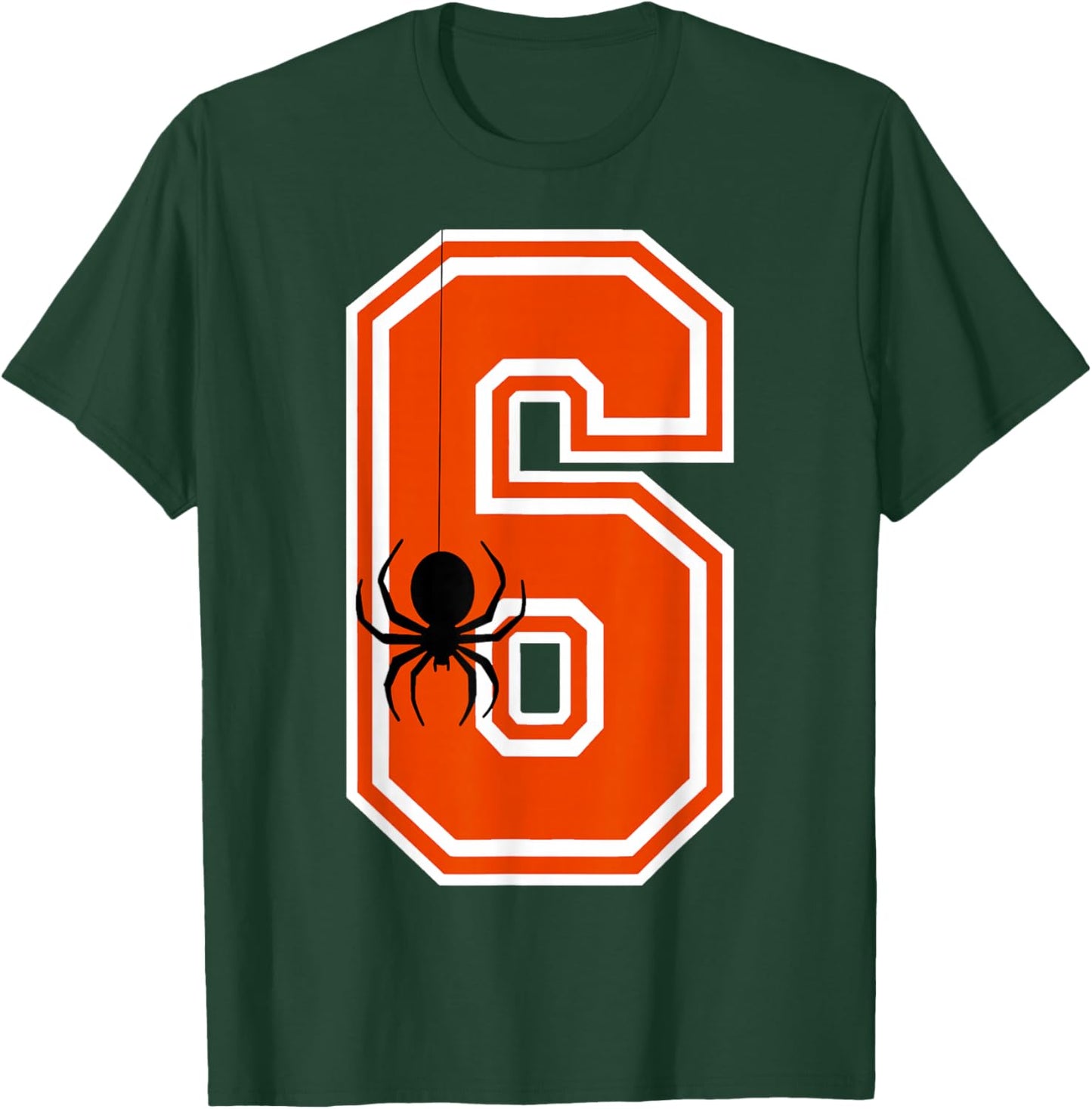 Funny 6 7 Six Seven Spider Web Halloween Costume T-Shirt - T-Shirt | Forest
