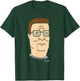 King of The Hill Hank Hill Oversized Portrait Retro Cartoon T-Shirt - T-Shirt | Forest