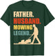 Lawn Mower Novelty for Father Dad Men Lawn Care Lawn Mowing T-Shirt - T-Shirt | Forest