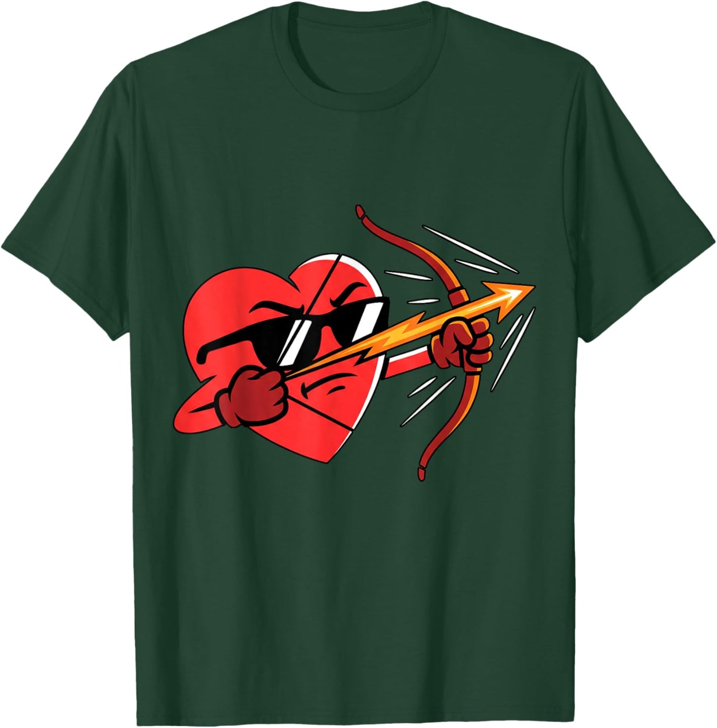 Archery Valentines Day T-Shirt - T-Shirt | Forest