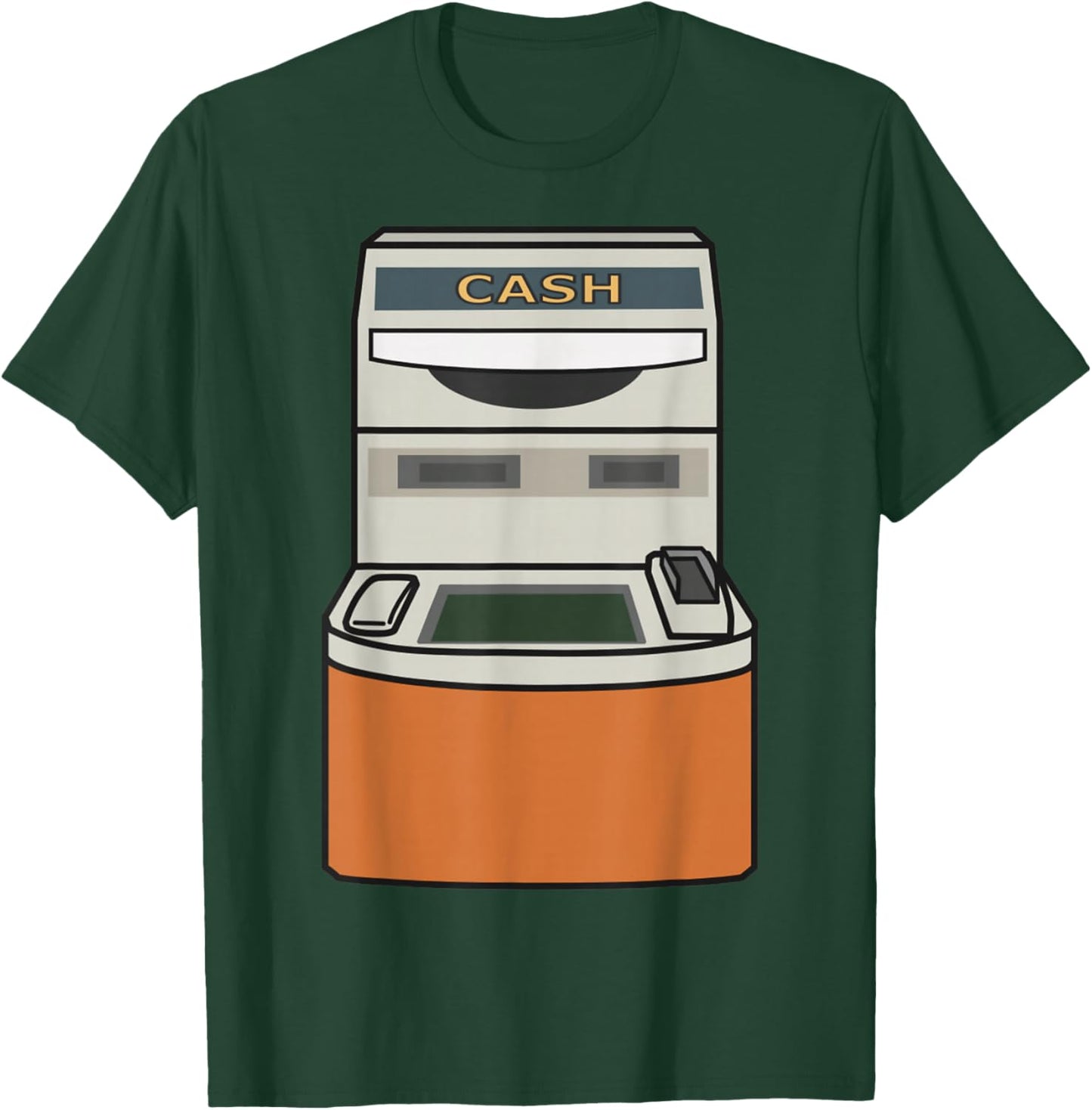 Funny ATM Machine Halloween Costume T-Shirt - T-Shirt | Forest