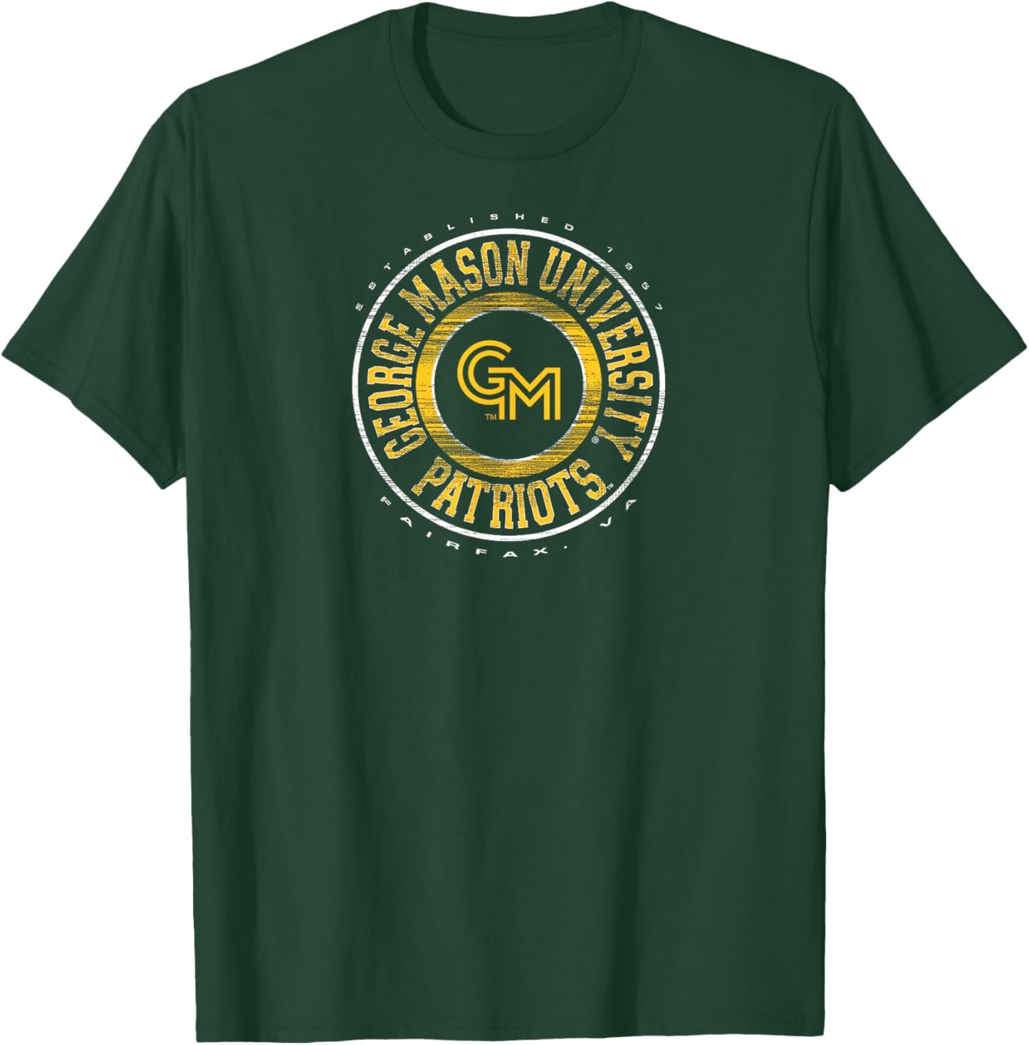 George Mason Patriots Showtime Green Officially Licensed T-Shirt - T-Shirt | Forest