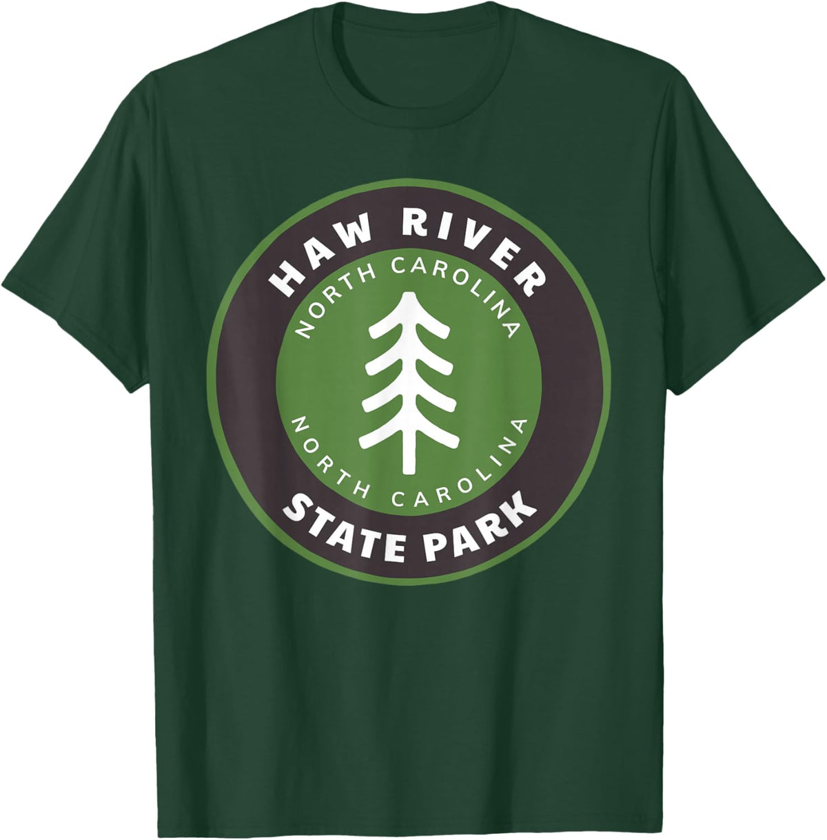 Haw River State Park North Carolina NC Vacation T-Shirt - T-Shirt | Forest