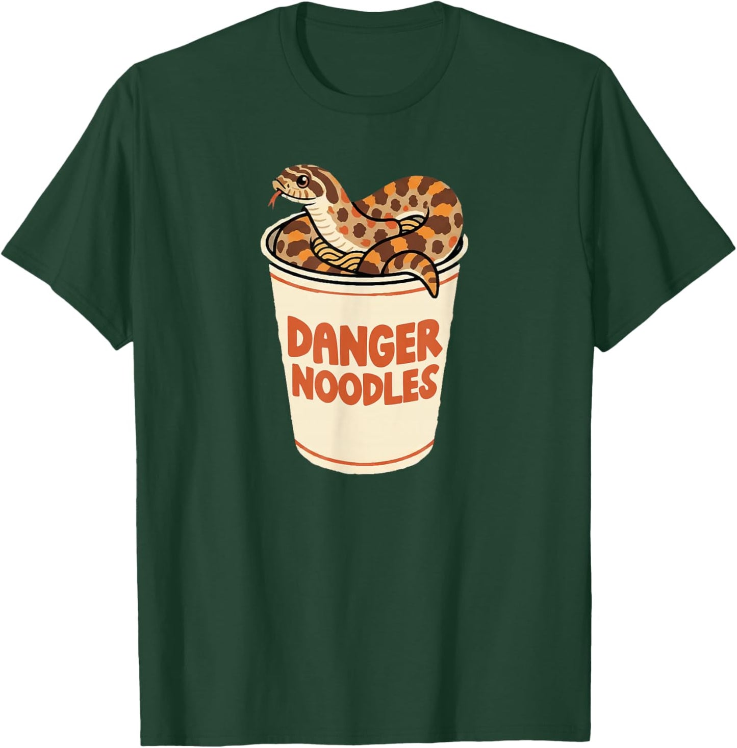 Danger Noodles Hognose Snake Owner Hognose Snake Lover T-Shirt - T-Shirt | Forest