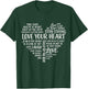 Love Your Heart Health Awarness in February We Wear Red T-Shirt - T-Shirt | Forest
